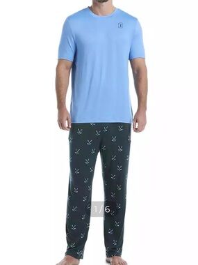 PGA Tour Men's Soft touch Pajama Set / Size Large